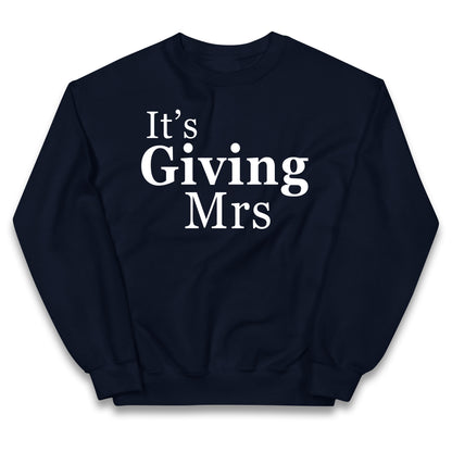 It’s Giving Mrs Kids Jumper