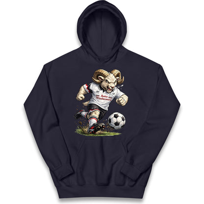 Old School Derby County Kids Hoodie 