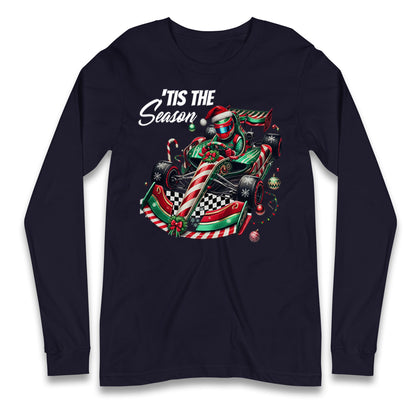 F1 Karting Tis The Season Christmas Long Sleeve Shirt
