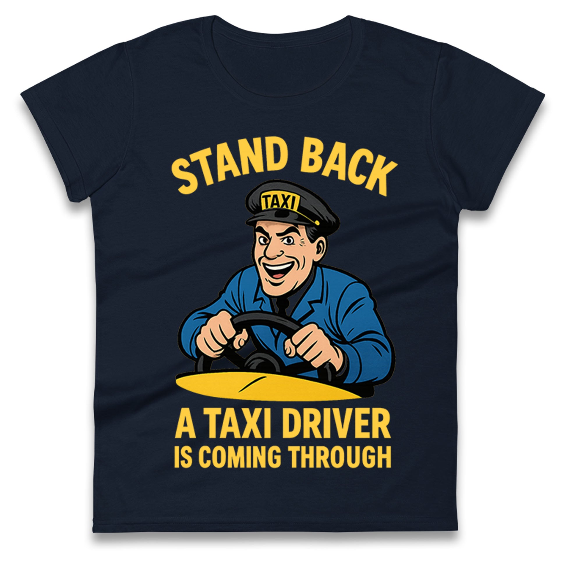 Taxi Driver Ladies T Shirt