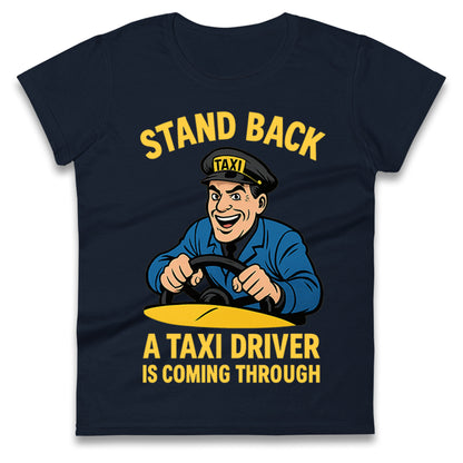 Taxi Driver Ladies T Shirt