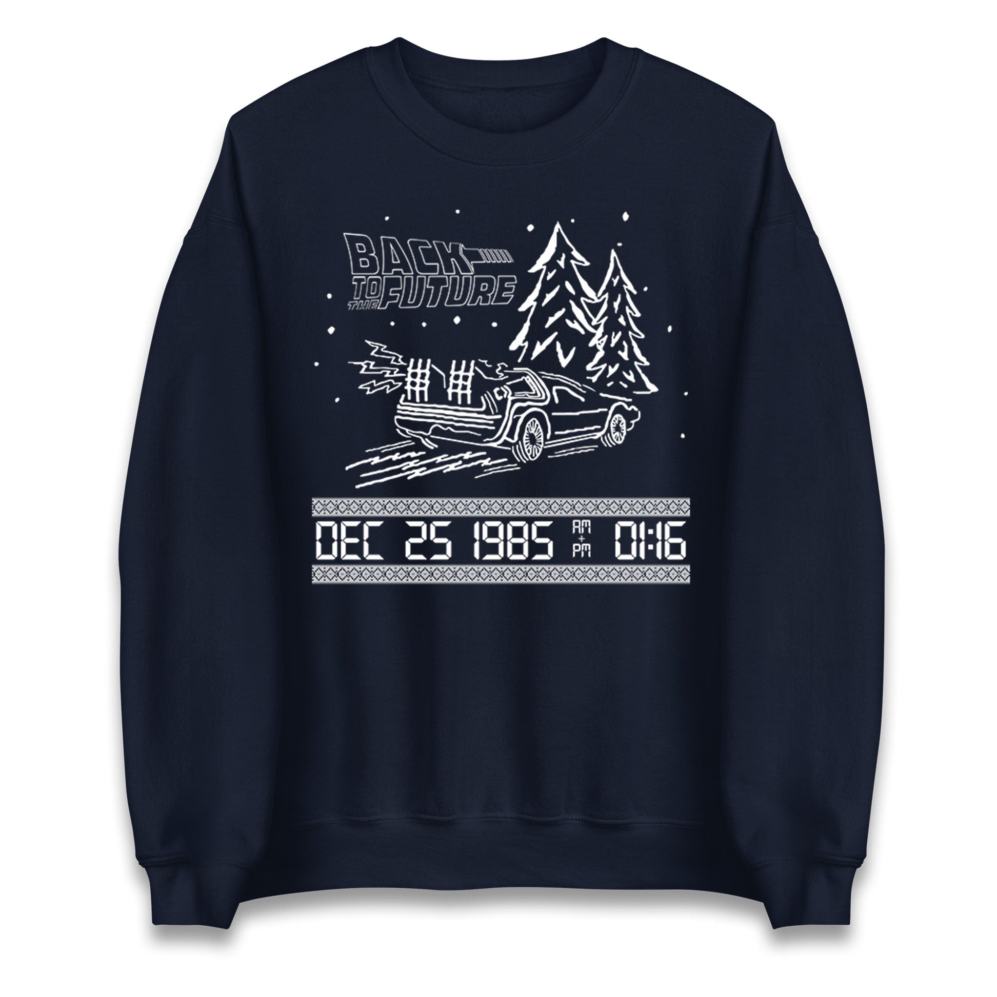 Back to The Future Xmas Jumper