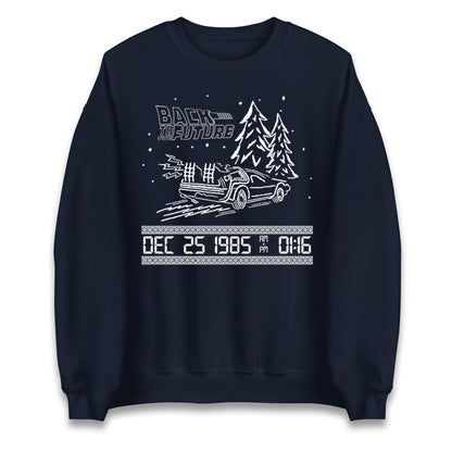 Back to The Future Xmas Jumper