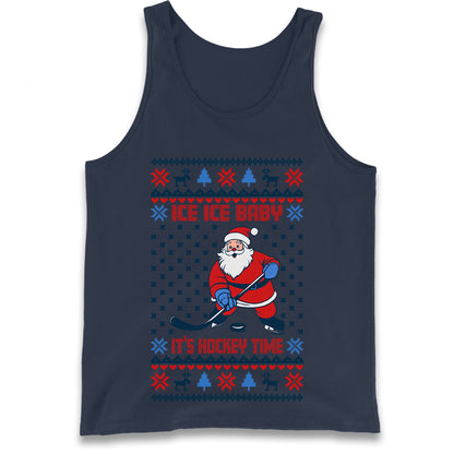 Hockey Christmas Tank Top