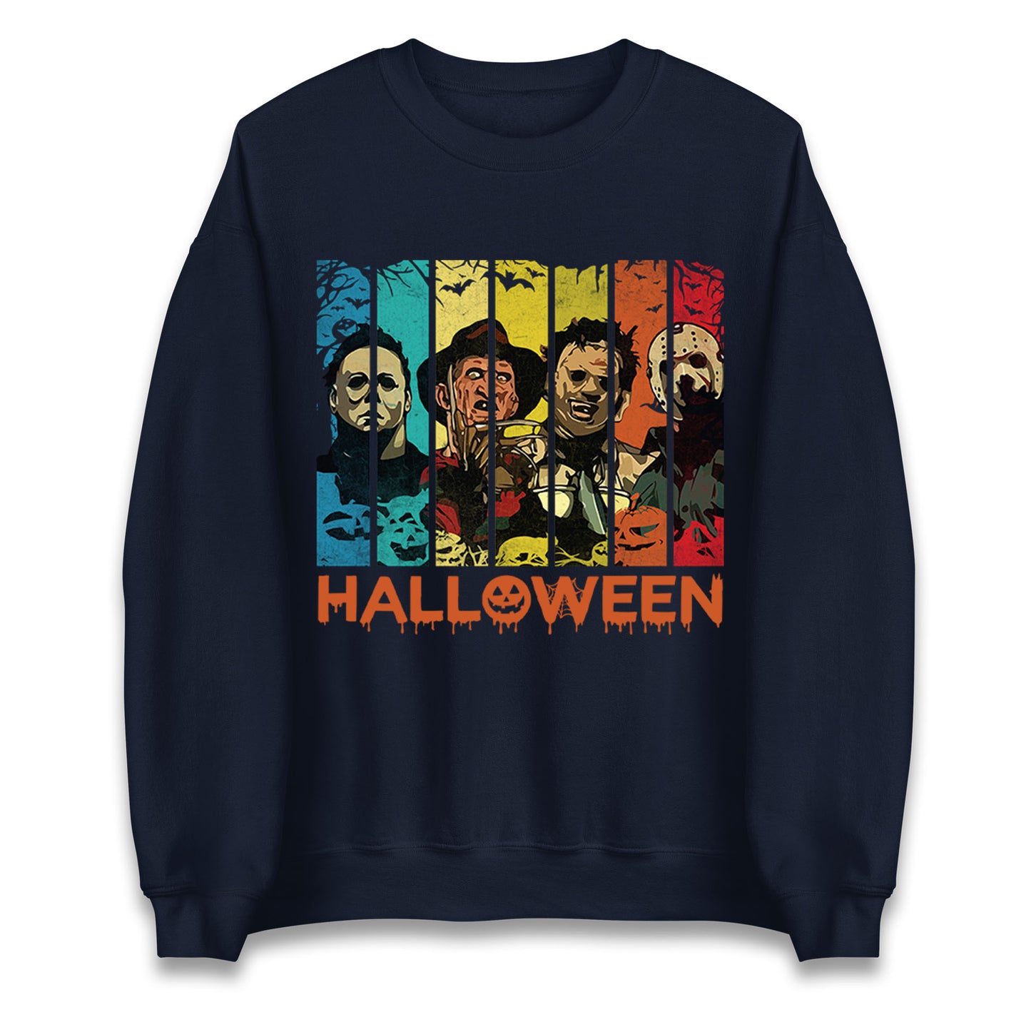 Vintage Villains Halloween Unisex Sweatshirt