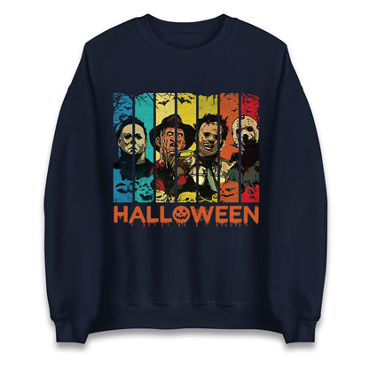 Vintage Villains Halloween Unisex Sweatshirt