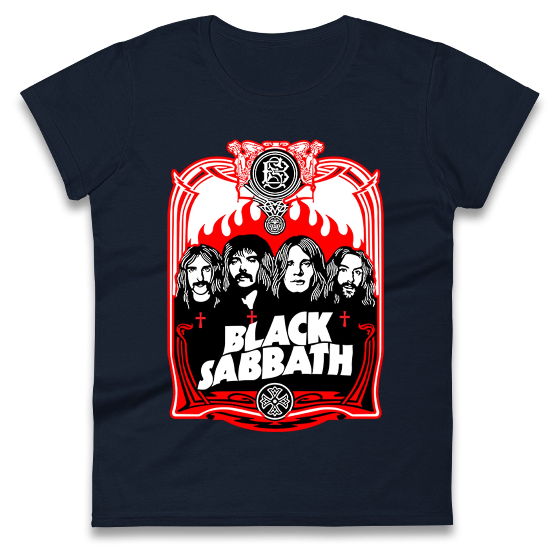 Black sabbath Band Ladies T Shirt 