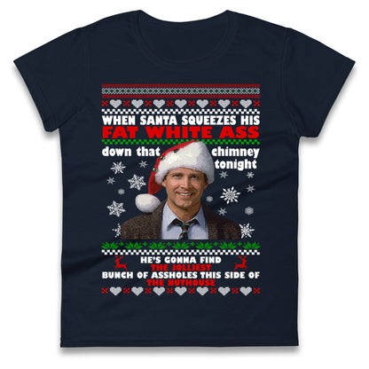 Clark Griswold Christmas Ladies T Shirt