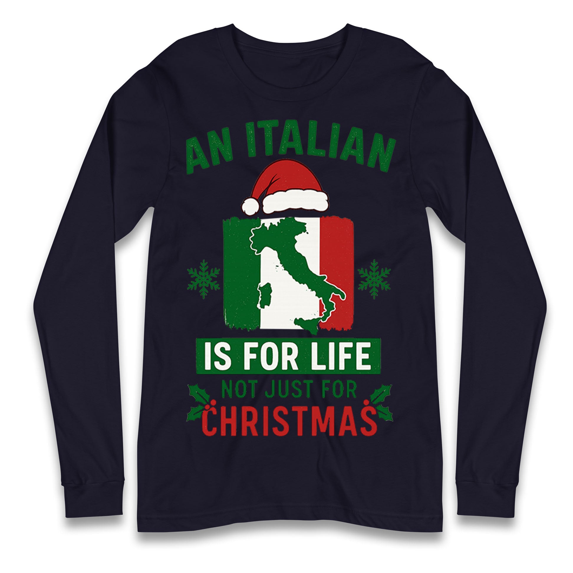 Italian Christmas Longsleeve T Shirt