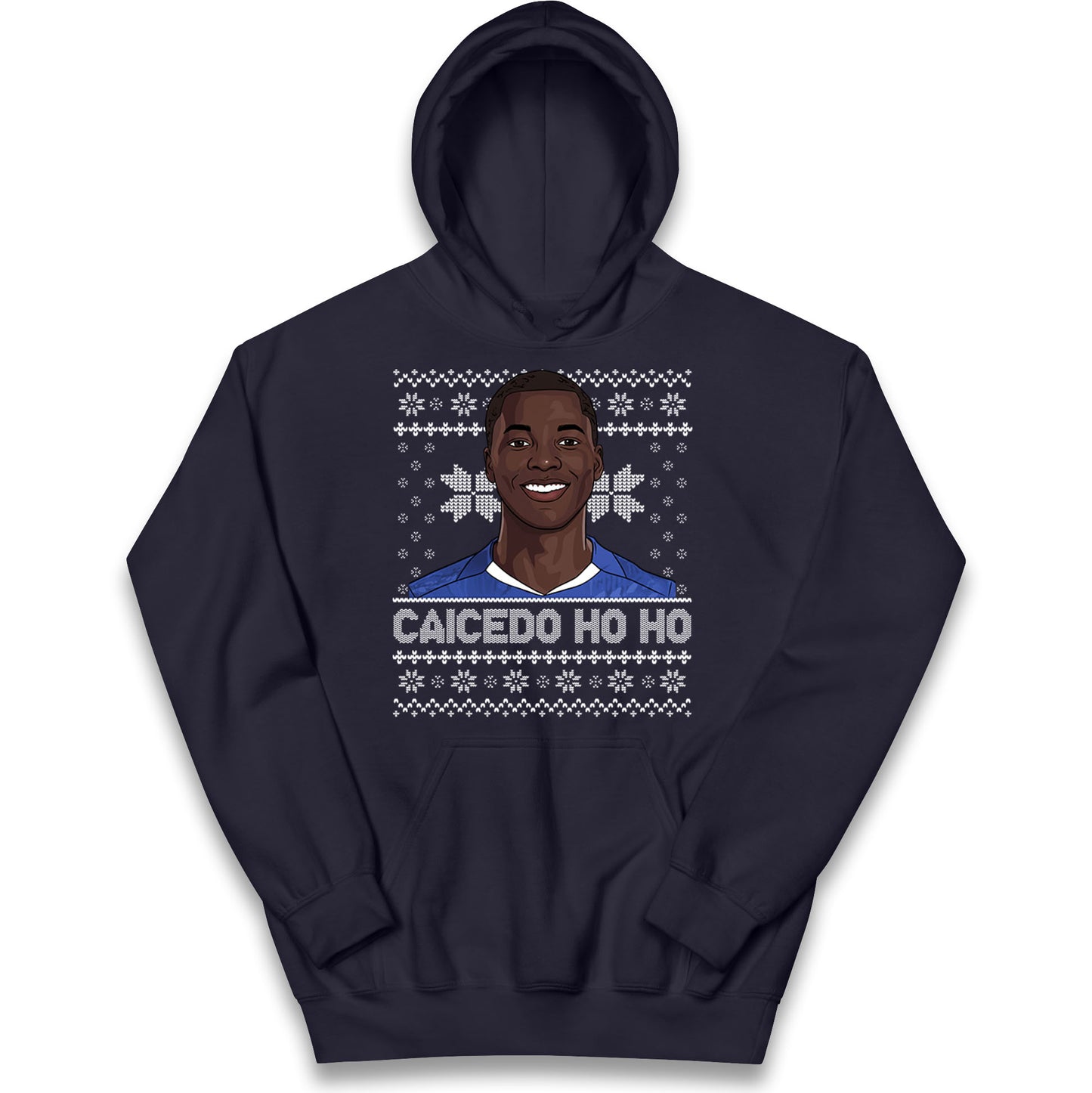 Moises Caicedo Christmas Kids Hoodie