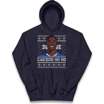 Moises Caicedo Christmas Kids Hoodie
