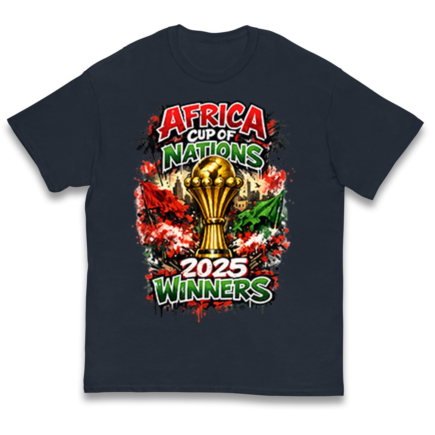 Morocco Africa Cup Of Nations Winners 2025 Kids T Shirt