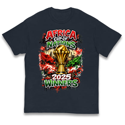 Morocco Africa Cup Of Nations Winners 2025 Kids T Shirt
