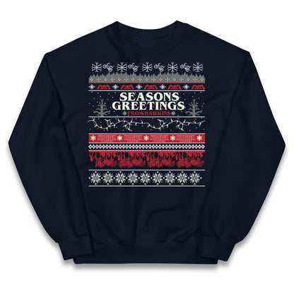 Stranger Things Trailer Kids Jumper