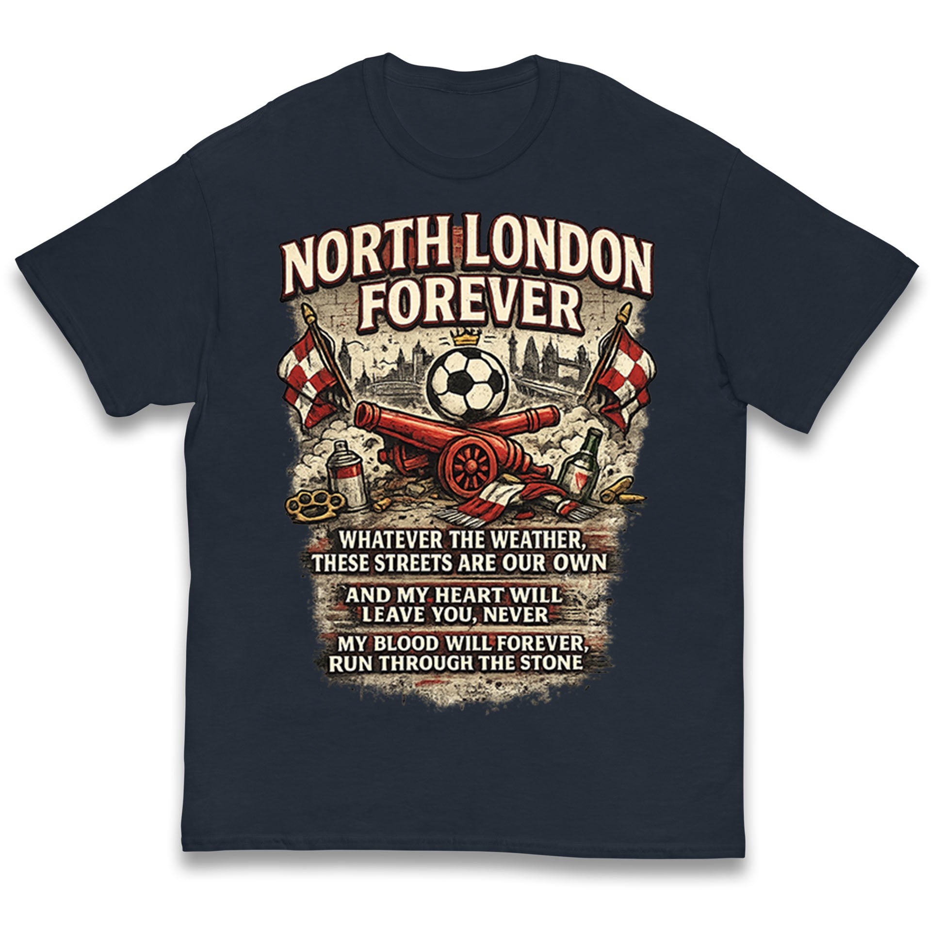 Arsenal North London Forever Kids T Shirt