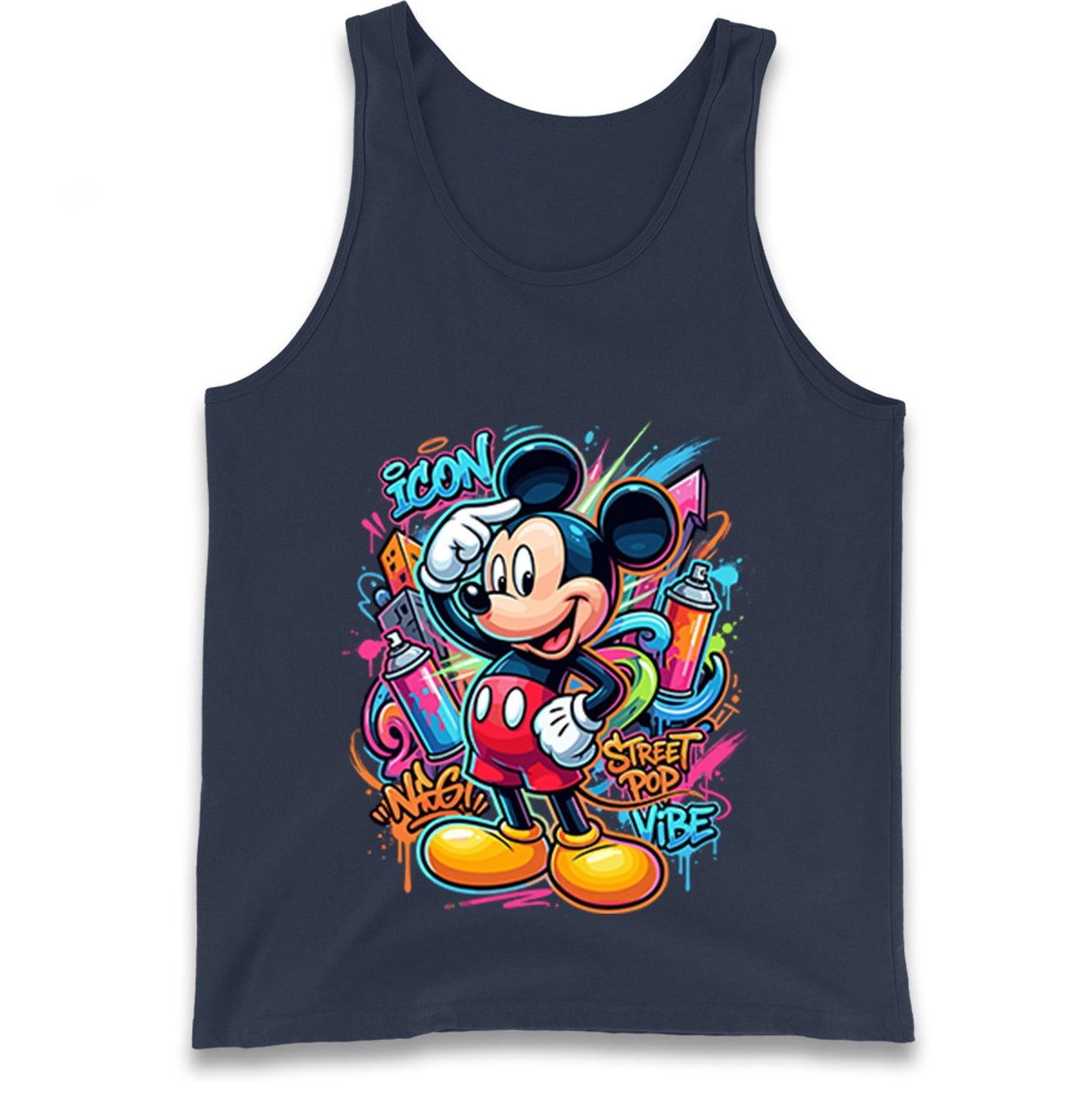 Graffiti Mickey Tank Top
