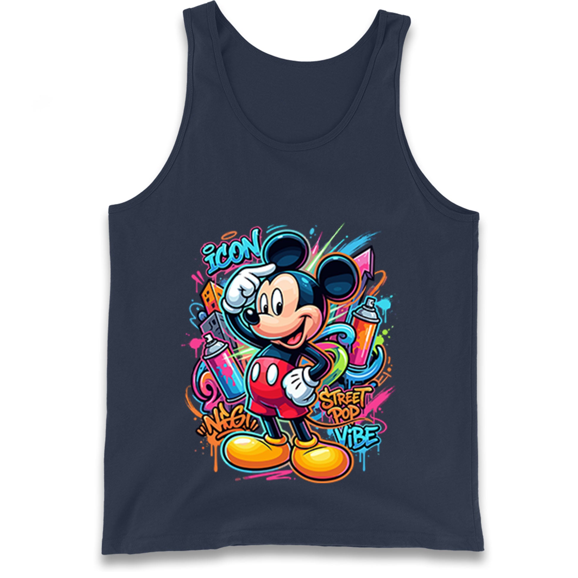 Graffiti Mickey Tank Top