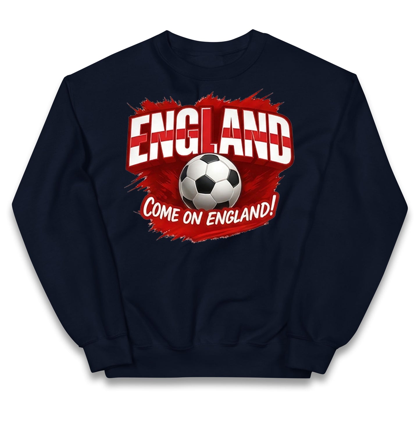 England Retro World Cup Kids Jumper