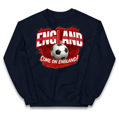 England Retro World Cup Kids Jumper