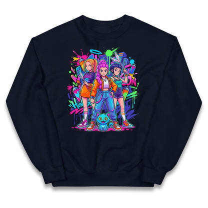 Demon Hunters Kids Jumper