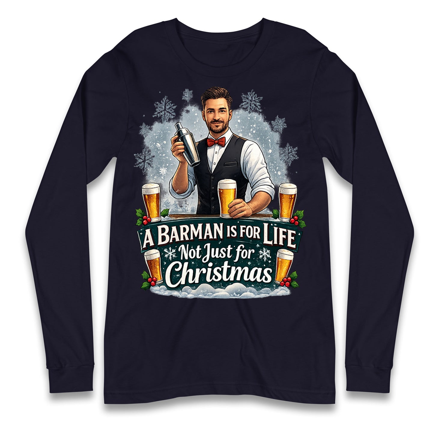 Barman Christmas Longsleeve T Shirt