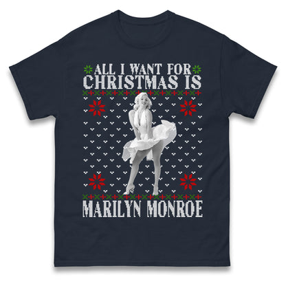 marilyn monroe christmas t shirt