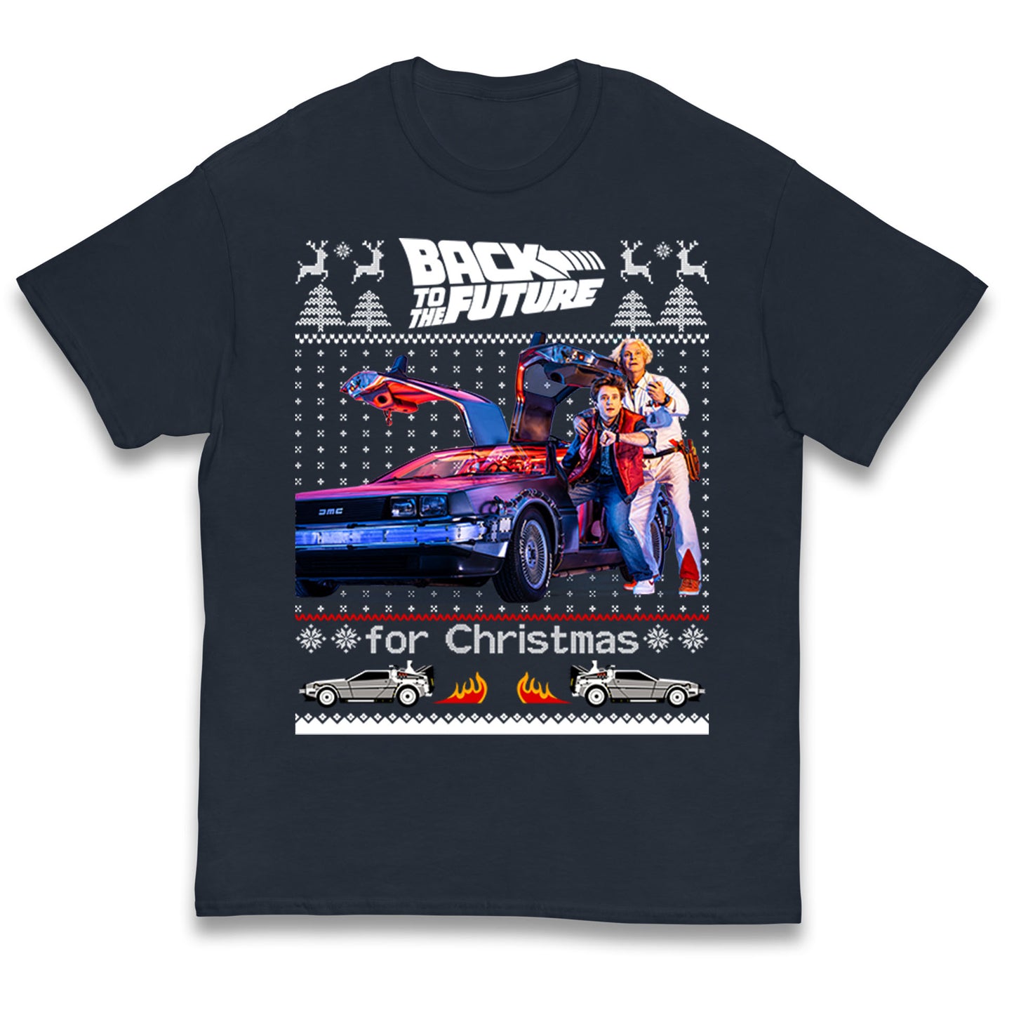 Back To The Future Christmas Kids T Shirt