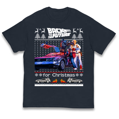 Back To The Future Christmas Kids T Shirt