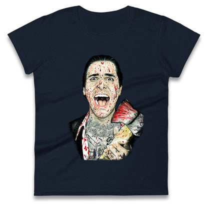 American Psycho Halloween Womens t shirt