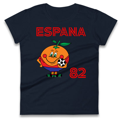 Spain 82 World Cup Ladies T Shirt
