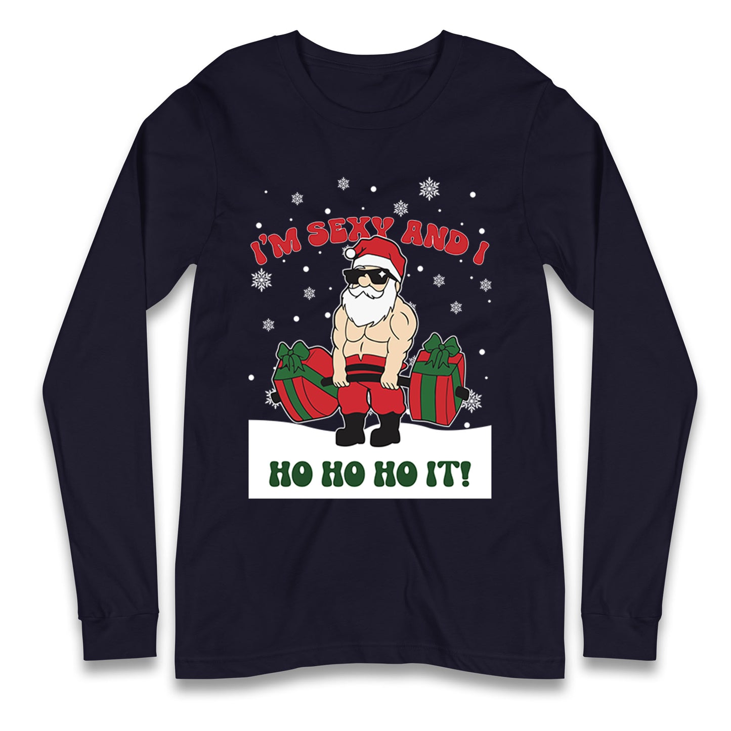 Santa Claus Ho Ho Ho Longsleeve T Shirt