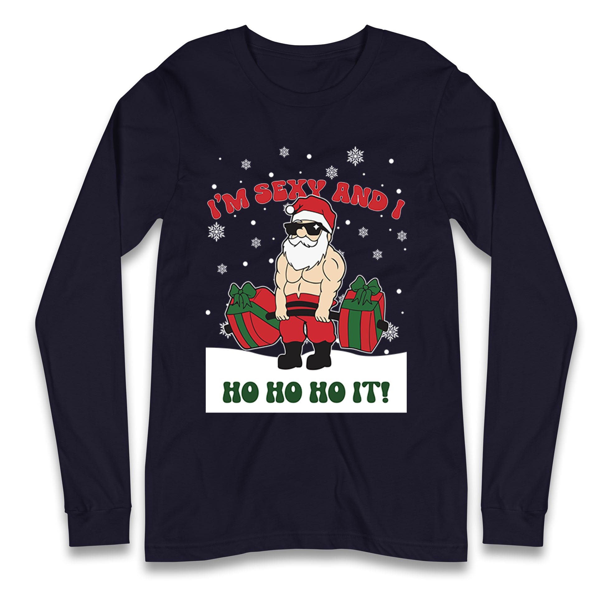 Santa Claus Ho Ho Ho Longsleeve T Shirt