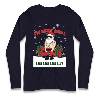 Santa Claus Ho Ho Ho Longsleeve T Shirt