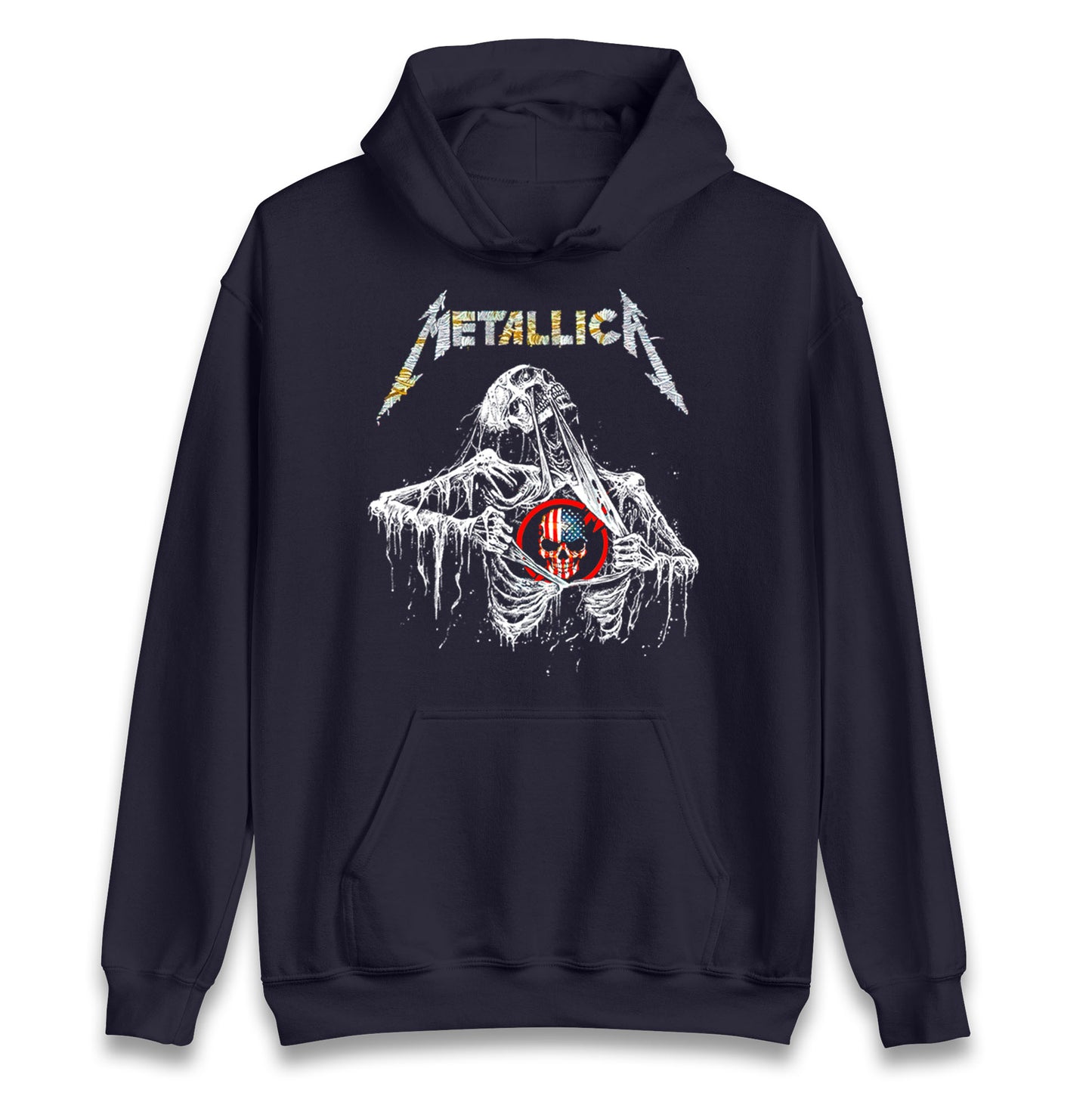 Metallica USA Skull Hoodie