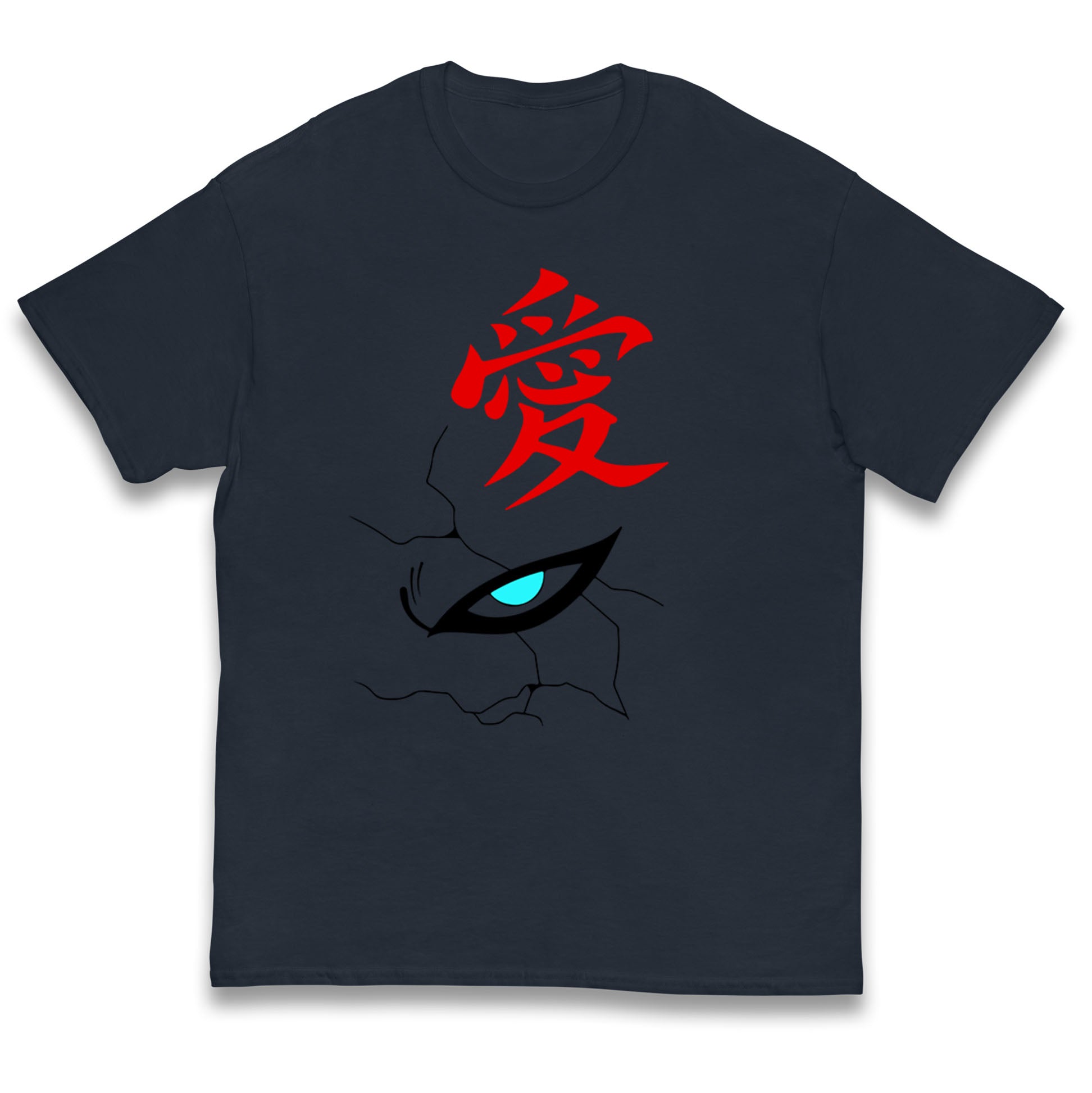 naruto shippuden gaara naruto face t shirt