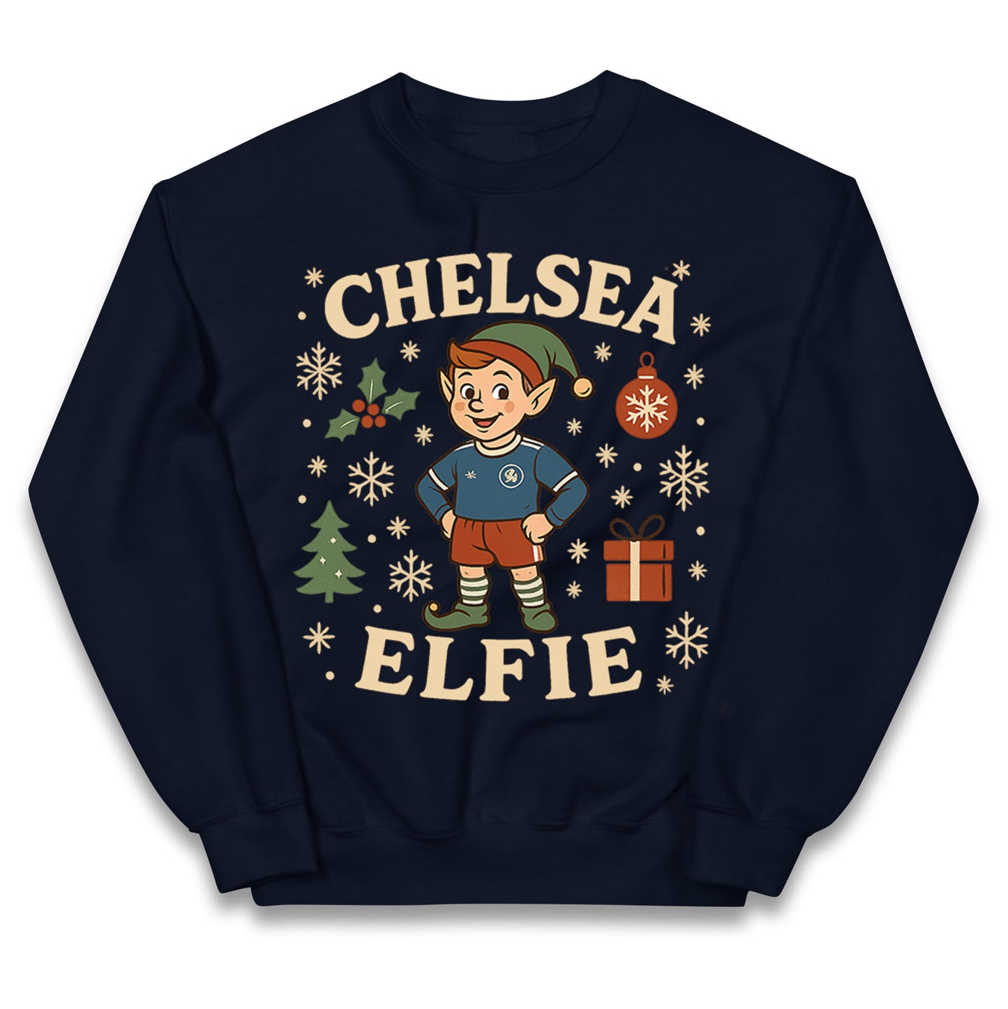 Chelsea FC Christmas Kids Jumper