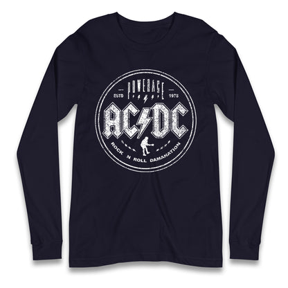 ACDC Rock N Roll Domination Longsleeve T Shirt
