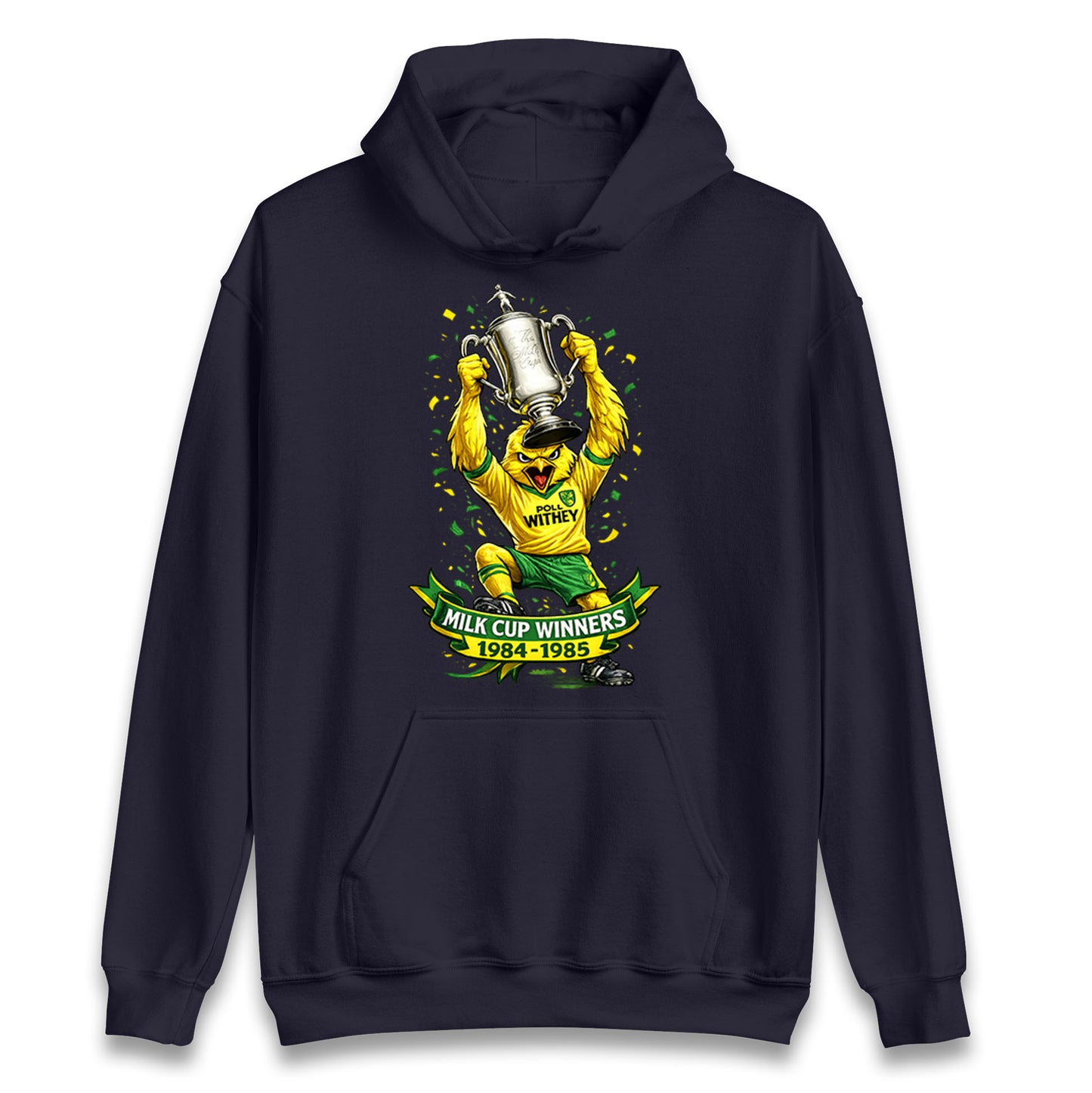 Norwich City Milk Cup Winners Hoodie