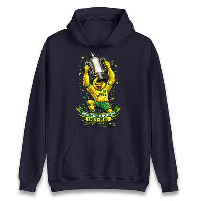 Norwich City Milk Cup Winners Hoodie
