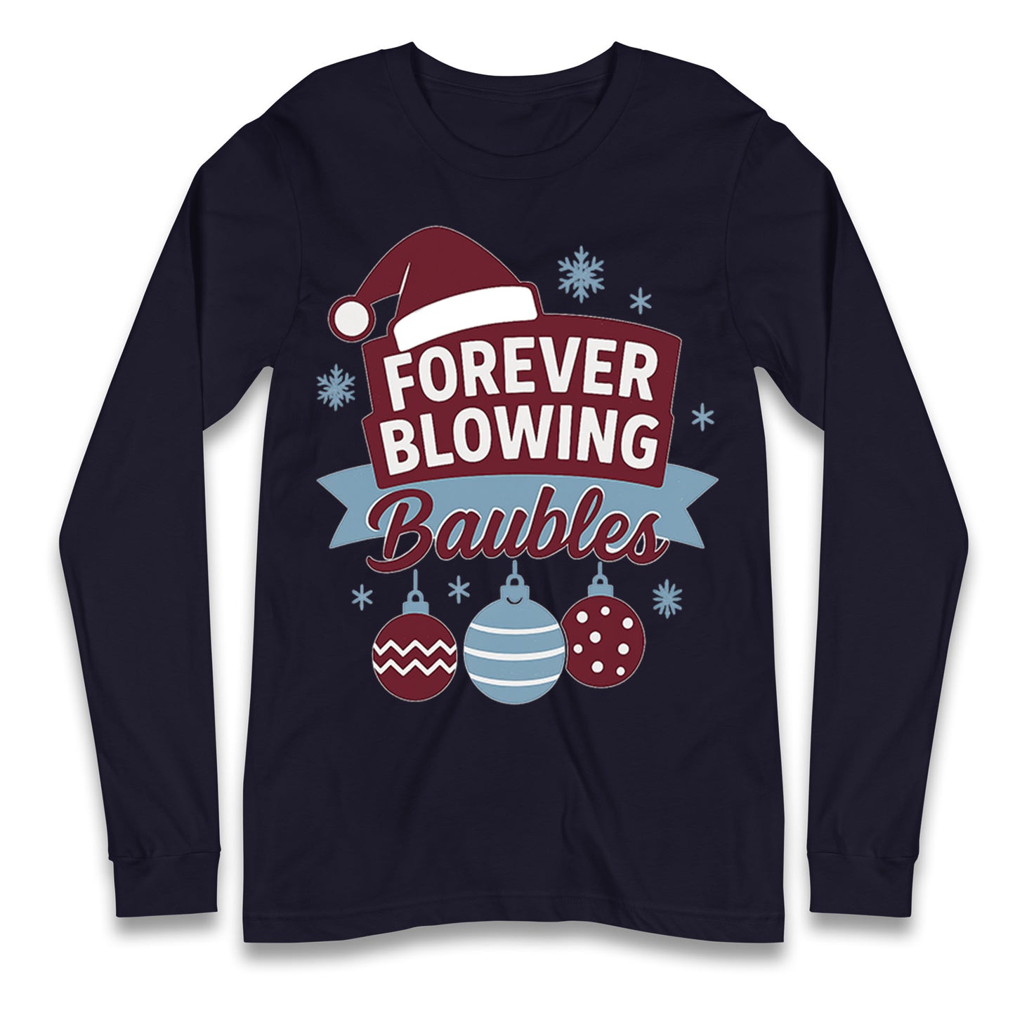 Forever Blowing Baubles West Ham Christmas Long Sleeve Shirt