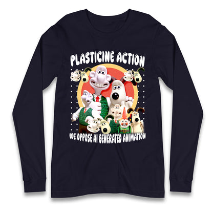 Plasticine Action Figure Longsleeve T Shirt