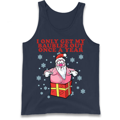 Fat Santa Christmas Funny Tank Top