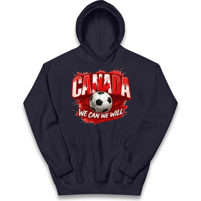 Canada Retro World Cup Kids Hoodie
