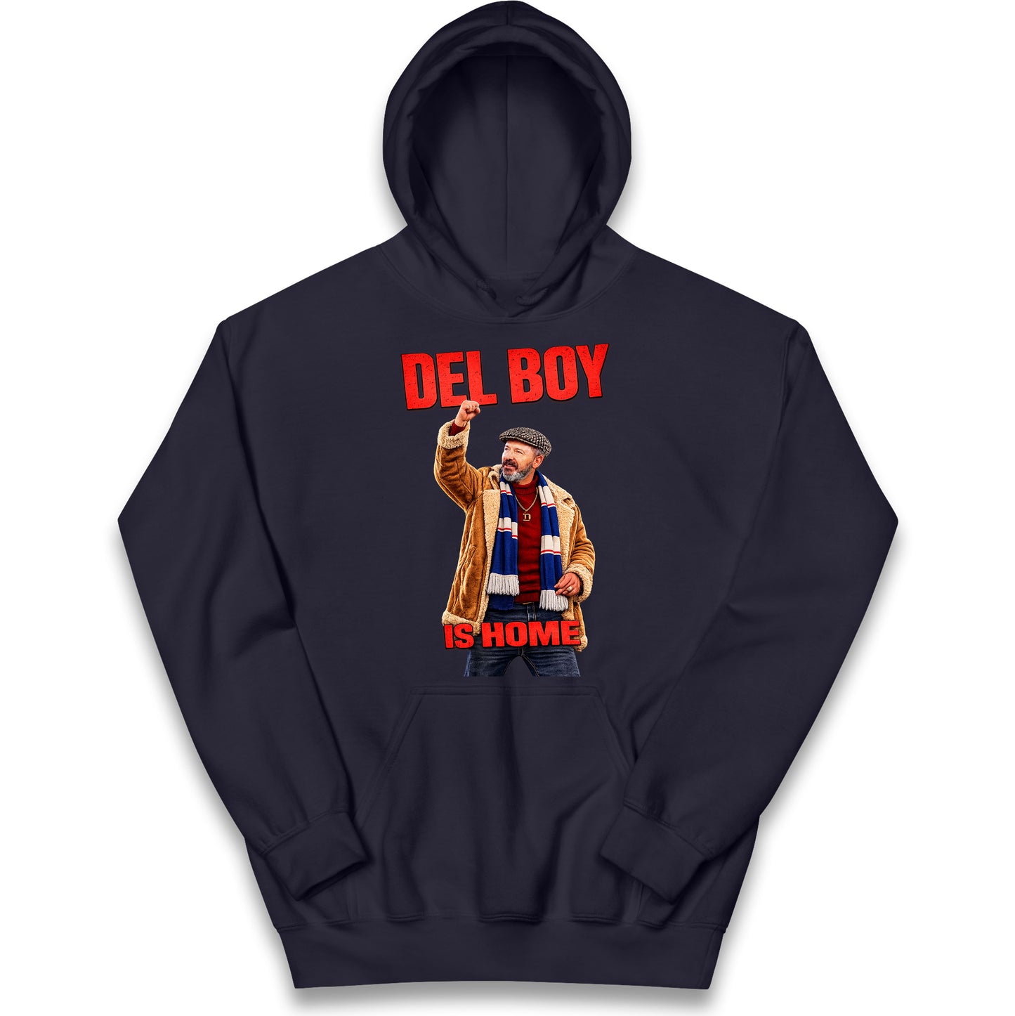 Derek McInnes Rangers Del Boy Football Kids Hoodie