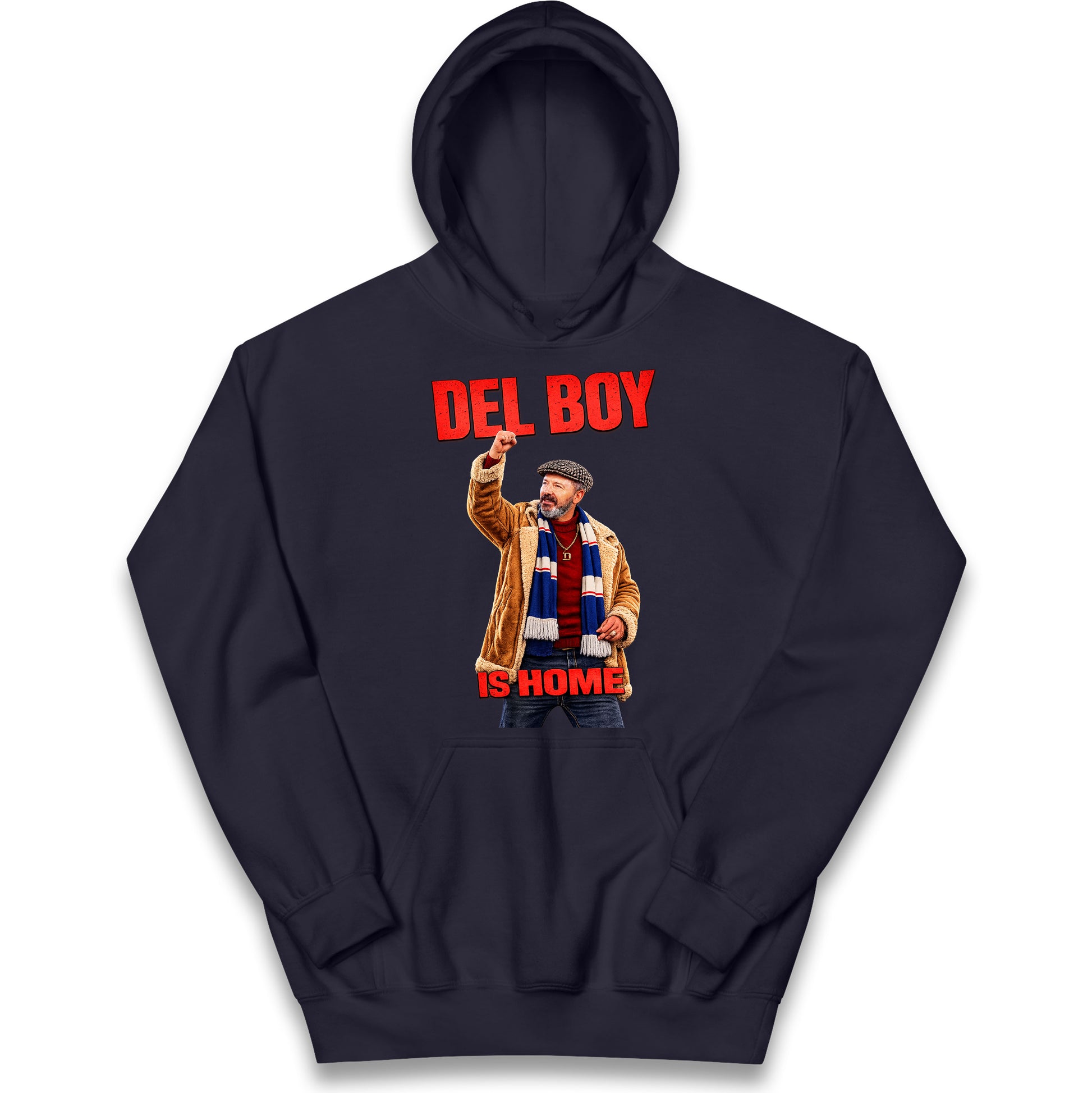 Derek McInnes Rangers Del Boy Football Kids Hoodie