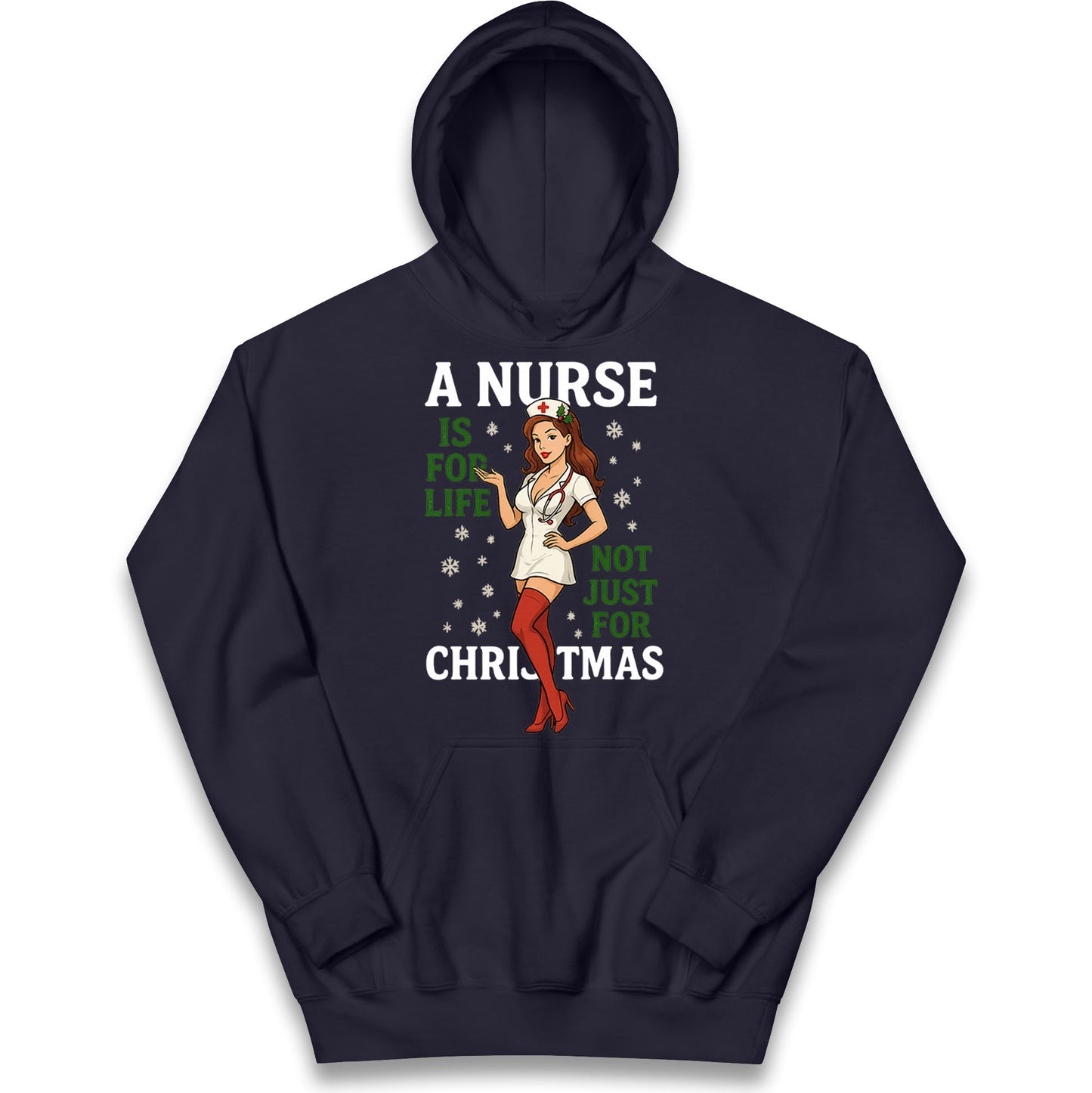 Nurse Christmas Kids Hoodie