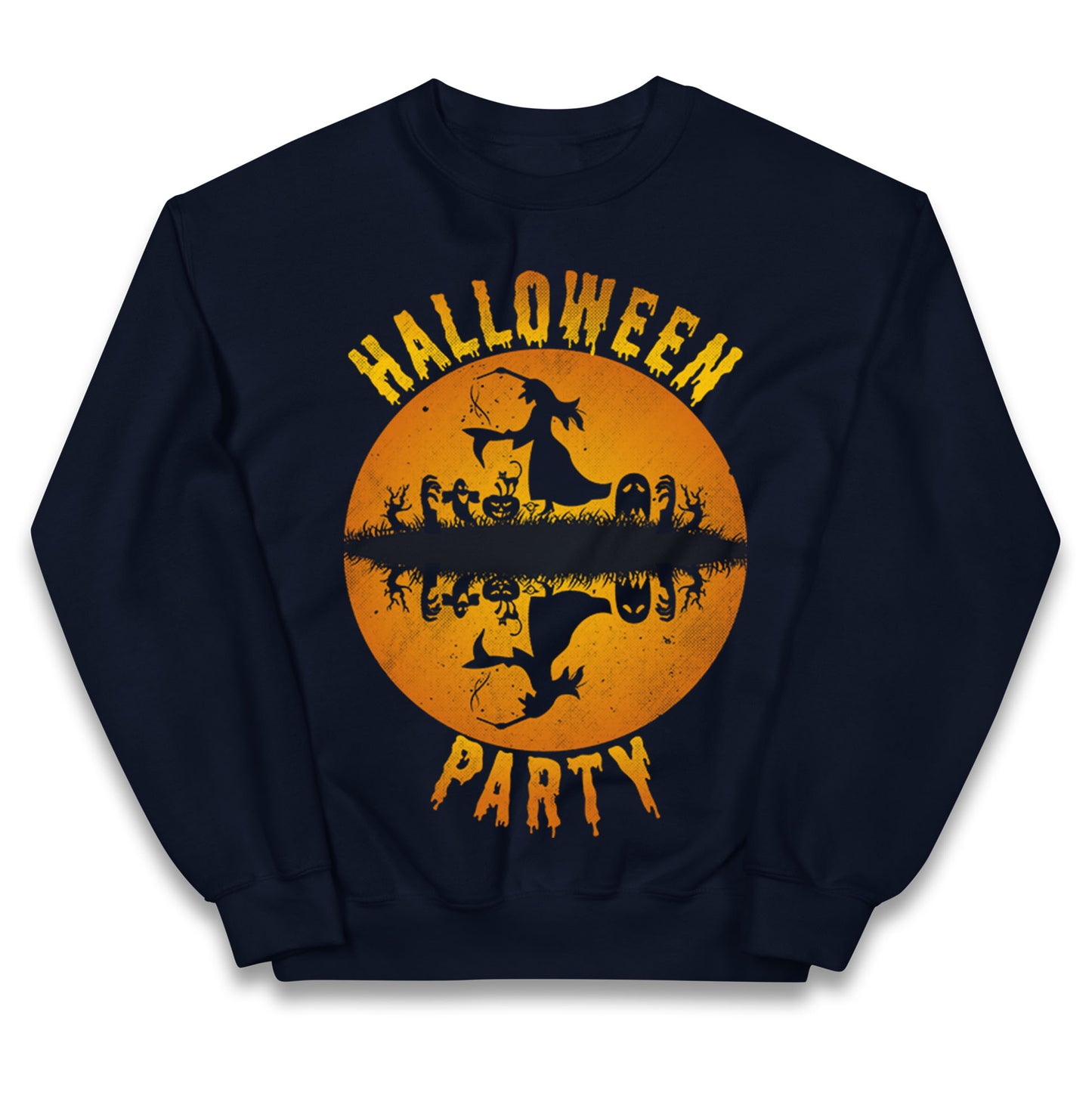 Scary Witch Halloween Party Jumper
