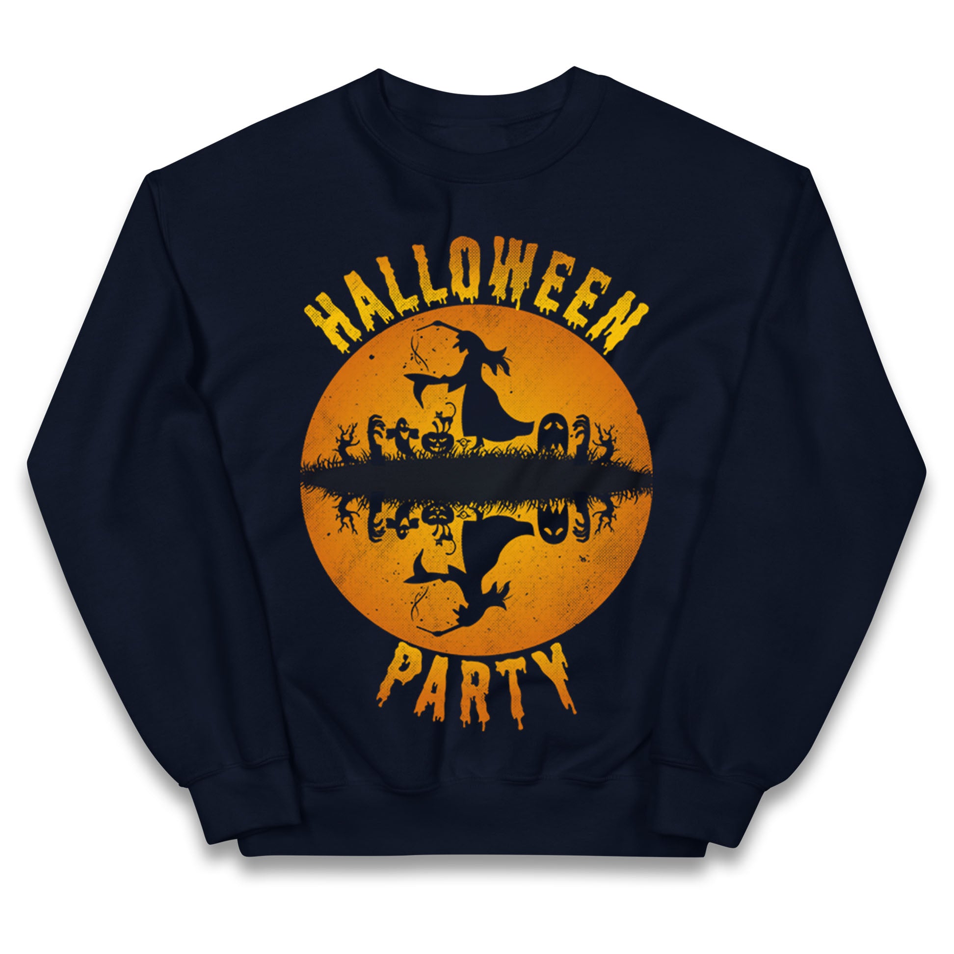 Scary Witch Halloween Party Jumper
