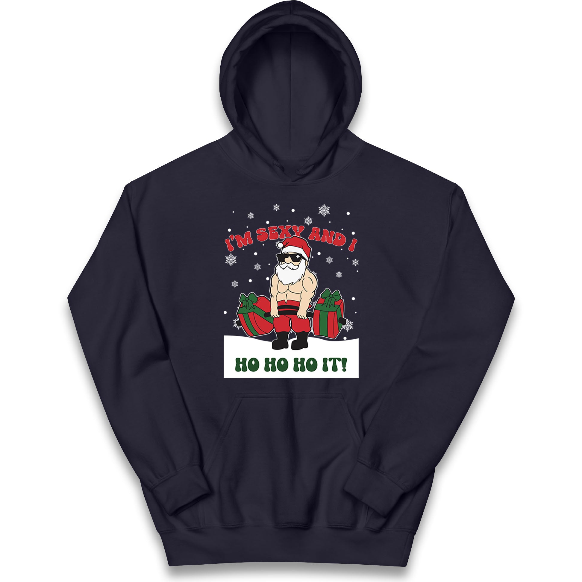Santa Claus Ho Ho Ho Kids Hoodie