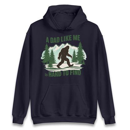 Retro Funny Bigfoot Dad Hoodie